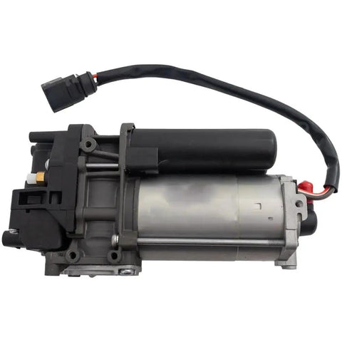 High Output Air Suspension Compressor Replacement For Tesla Model X 100D 2016 2021 showing a compact compressor unit with electrical connector.