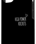 Rocket Science iPhone 13 Case with High Power Model Rocketry Design for Men Women Kids Aerospace Nerds STEM Students Rocket Builders