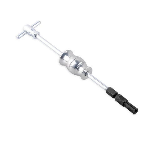 Front view of Blind Hole Collet Bearing Puller Set With Slide Hammer, 9 Piece Inner Bearing Extractor Kit, Fits 8-32mm Collets