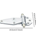 Heavy Duty Refrigerator Door Hinge In Zinc Alloy Smooth Pivot Ultra Durable And Easy To Install Rust Resistant Secure Fit For Standard Fridge Doors And Barn Chassis Perfect Kitchen Upgrade For Long Lasting Fridge Access. 14.5x4.8 cm zinc alloy hinge