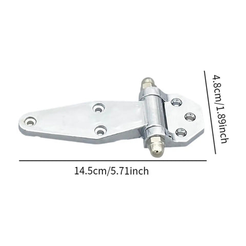 Heavy Duty Refrigerator Door Hinge In Zinc Alloy Smooth Pivot Ultra Durable And Easy To Install Rust Resistant Secure Fit For Standard Fridge Doors And Barn Chassis Perfect Kitchen Upgrade For Long Lasting Fridge Access. 14.5x4.8 cm zinc alloy hinge