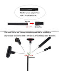 Diagram of Six Pack One And A Quarter Inch Universal Vacuum Extension Wands With Friction Fit Tubes showing size and attachments