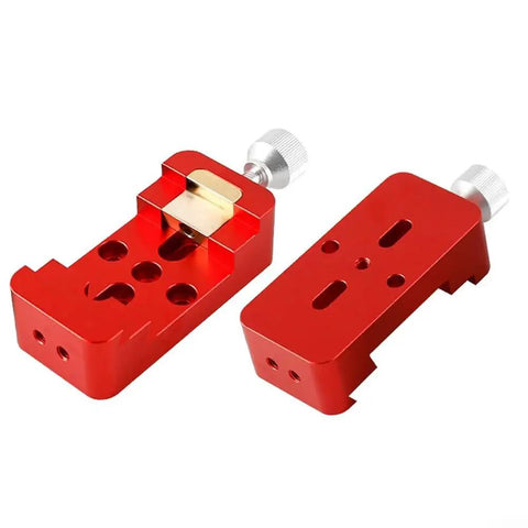 Compact Dovetail Clamp For Enhanced Stability Of Astronomical Telescope Equatorial Mount Red Finish With Lightweight Aluminum Alloy Body