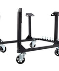 Heavy Duty Engine Stand With Wheels 750 Lbs Capacity Steel Motor Cradle With 4 Swivel Casters And 4 Hook Positions