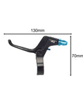 Kids Bike Brake Lever Set For Easy Handbrake Control Lightweight 130mm Black and Blue