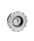 Front view of SHF 25 I High Precision Strain Wave Gear Reducer for automation robots and medical stepper motors by Harmonic Drive.