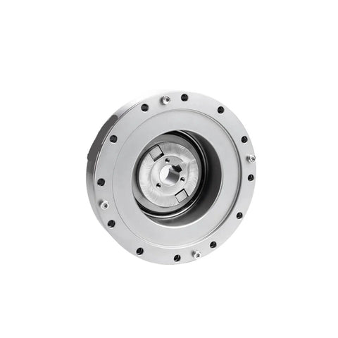 Front view of SHF 25 I High Precision Strain Wave Gear Reducer for automation robots and medical stepper motors by Harmonic Drive.