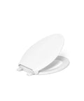 Cachet Nightlight Soft Close Elongated Toilet Seat With ReadyLatch And Grip Tight Hardware Easy Above Bowl Installation No Fuss Positive Lock And Unlock Quick Removal For Cleaning Adjustable Fit White