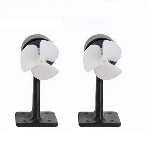 Underwater RC Thruster Motor for Jet Boats and Submarines, Anti Rust Propeller Drive with CW CCW, dual propeller view