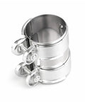 2 Inch Beefy Stainless Steel Exhaust Clamp Butt Joint Band Clamp For Pipes Mufflers Universal Automotive Exterior Exhaust Sleeve Connector