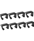 Eight Pack Outdoor Wicker Furniture Clips, Garden Sofa And Chair Alignment Fasteners, Rattan Clamp Clips For Patio And Dining Sets