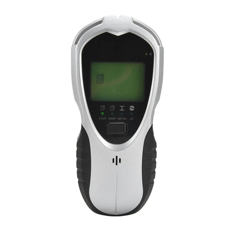FTVOGUE 4 in 1 Wall Scanner with Auto Calibration LCD Display Stud Finder Sensor Technology for Detecting Wood Metal and AC Wires front view with LCD display.
