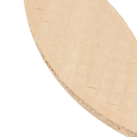 Close-up of Beech Wood Joining Biscuits Set, Pro Grade Size 10, 100 Pieces For Woodworking And Cabinetmaking, Docking Tools