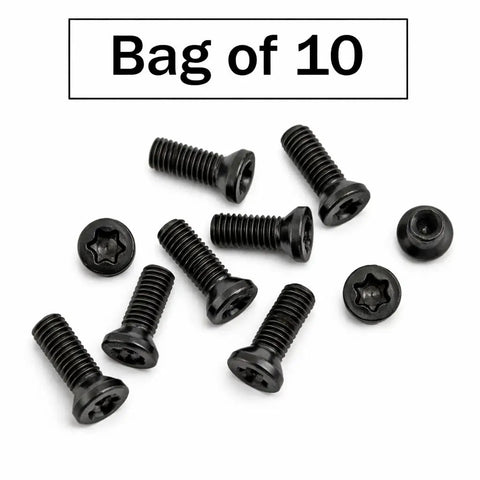 Top Shelf Ten Pack Number Six Forty Eight By One Quarter Inch Countersunk Torx Gunsmith Screws For Ruger Ten Twenty Two Rifles in a bag of 10.