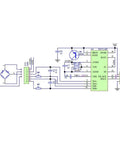 6 Piece HX711 Load Cell Amplifier Module Kit For Weight Sensing And Force Measurement Plug And Play Dual Differential Inputs With On Chip Low Noise PGA Gain 32 64 128 Easy Serial Interface Selectable 10SPS Or 80SPS Data Rate Compact 25x16mm ADC Sensor schematic