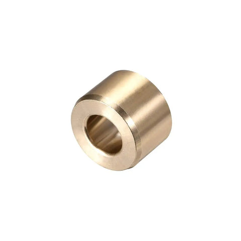 Self Lubricating Bronze Bearing Sleeve Built Tough For Heavy Duty Use One Half Inch Bore One Inch Outer Diameter Eleven Sixteenths Inch Length Sintered Bushing For Smooth Low Friction Plain Bearing Performance, bronze sleeve bearing