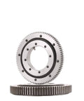 External Gear Turntable Bearings 011.10.100 011.10.120 011.10.150 Slewing Ring Bearing With External Teeth, Low Friction
