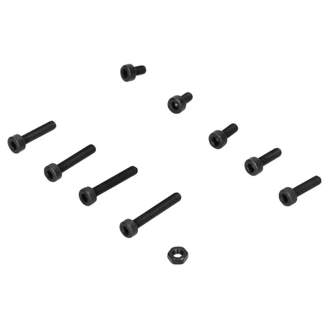 Heavy Duty 300 Piece Hex Screws Nuts Assortment Kit, M3 Socket Head Cap Bolts, Alloy Steel Fasteners, DIN 912 shown on white background