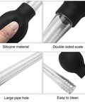 Game-Changing Silicone Turkey Baster With Cleaning Brush For Juicy Turkeys And Pan Juices, Easy To Use Bulb Syringe Basting Tool features