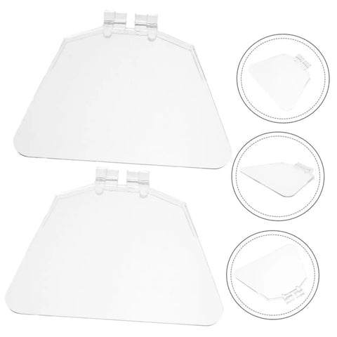 Two Pack Bench Grinder Eye Shields Durable Protective Shields With Clear View Easy Installation Dustproof Shielding