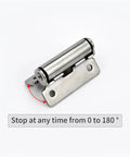 Stainless Steel Hinge With Torque Friction Damping Free Stop Positioning For Precise Door Control 1.5 Nm One Piece Model HHPT 3 7 15