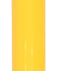 Heavy Duty Steel Safety Bollard Standing 42 Inches High By 5.5 Inches Wide In Bright Powder Coated Yellow for vehicle protection.
