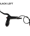 Left Hand Electric Bike Brake Lever For Hall Motor, 3 Pin Power Cut Off Hydraulic Disc Brake Handle in black, side view