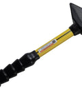 Cross Pein Sledge Hammer 4 Lb Forged Steel Head With Shatterproof Fiberglass Handle Non Slip Grip 14 Inch Yellow Pro Grade Heavy Duty