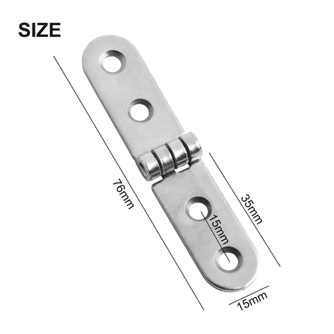 180 Degree Folding Flap Concealed Cabinet Hinges Set, 2 Pack, Heavy Duty, metal with dimensions shown, high load bearing