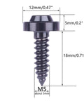 Badass Titanium Self Tapping Screws M5 X 18Mm Torx Head Design showing dimensions and specifications for automotive repair projects.