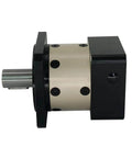 Side view of PLF080 Planetary Gearbox Reducer with Motor for Robotics and Automation, heavy-duty high torque planetary gear head for CNC use