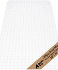 Slip Resistant Clear Office Chair Mat For Carpet Floors With Smooth Rolling Glide Under Desk Heavy Duty Plastic Computer Mat 29x47