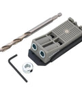 Pocket Hole Jig Kit With Magnetic Quick Adjust Base For Fast Accurate Woodworking Joinery Easy Setup Pocket Screw Jig Tool Includes Drill Bit Hex Key And Stop Collar For DIY Carpentry Projects