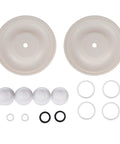 Diaphragm Pump Repair Kit For Graco Husky 1040 Pumps 1 Inch Replacement D07 525 D07525 BL 1D07 525 components display