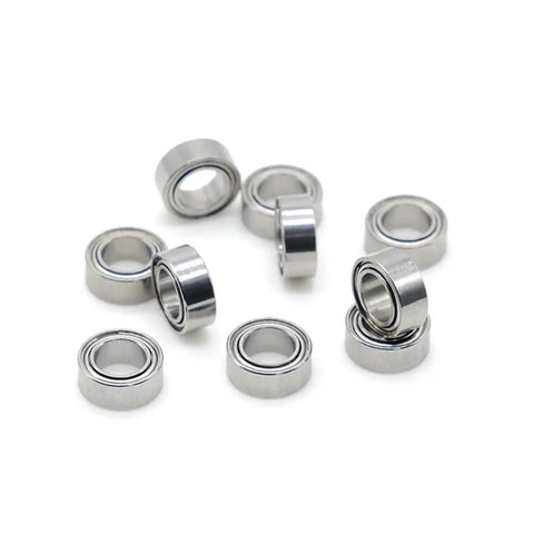 Stainless Steel Ball Bearings Set For Thrust Support Three Sixteenth By Five Sixteenth By One Eighth Inch DDRI 5632ZZ Ten Pack One Color