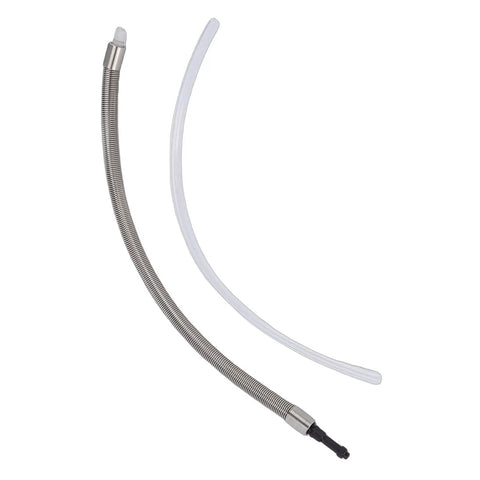 Heavy Duty Built Tough Coffee Machine Milk Tube Replacement, Stainless Steel Coiled Hose and PC Milk Line for Jura systems.