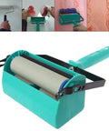 Sturdy Wall Decorative Paint Roller With Easy Slide Grip Handle For Quick Home Makeovers And Blazing Fast Coverage, 7-inch size, plastic.