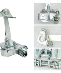 Door Hinge Check Strap Kit For Front Left And Right Doors Saxo Compatible OEM 9181-C2, metal and ABS parts detail