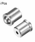 Top Tier 5 Piece Mini Ball Spring Plungers 4mm X 5mm Stainless Steel Precision Catch Latch For Cabinet Doors, close-up view.