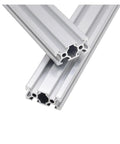 Top Shelf 2040 Aluminum Linear Rail Extrusion Profile For Cnc Router And 3d Printer Build Tough T Slot Guide Rail, 300 mm length.