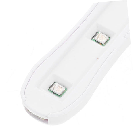 Close-up of the white curing light from the DIY Friendly Windshield Crack Repair Kit With Curing Light For Auto Glass Restoration Fast Fix.