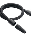 Professional 1M Flexible Dust Collection Hose And Adapter Kit For Karcher Vacuum with two ends for direct tool connection.