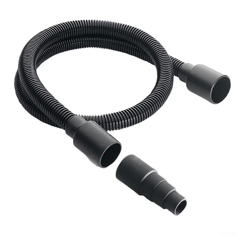 Professional 1M Flexible Dust Collection Hose And Adapter Kit For Karcher Vacuum with two ends for direct tool connection.
