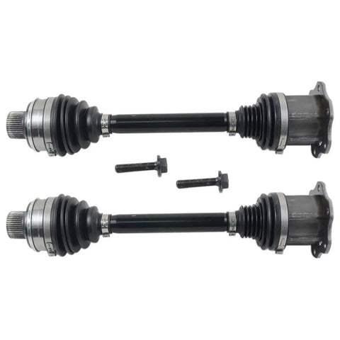 Front CV Axle Shaft Assembly Replacement For 2013-2017 Q5 2.0L 3.0L Left And Right Plug-and-Play Direct Fit Aftermarket Half Shaft Kit