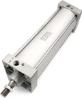 Pneumatic Air Cylinder 3.94 Inch Bore, 17.71 Inch Stroke, Double Acting Single Rod, M20X1.5 Threaded Rod, industrial actuator