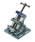 Badass Cradle Style Angle Drill Press Vise with three inch jaw span for precision angled drilling and reaming.
