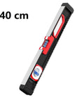 High Precision Aluminum Alloy Level with Exposed Magnets, 40 cm length, featuring strong magnets for secure attachment.