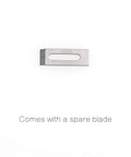Spare blade for Adjustable Fiber Optic Cable Stripper For Loose Tubes And Buffer Tubes, fits 4.8 to 7.9 mm indoor coax sheath.