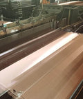 Heavy Duty Pure Copper Mesh Sheet 9.8 By 9.8 Inch 200 Mesh Dense Filter Screen on weaving machine for crafts and DIY.