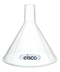 Powder Funnel 6 Inch Diameter No Spill Transfer For Lab Classroom And Home Chem Set Polypropylene With Parallel Stem Acid And Alkali Resistant Heat Tolerant Pro Grade Industrial Quality clear lab funnel with wide mouth